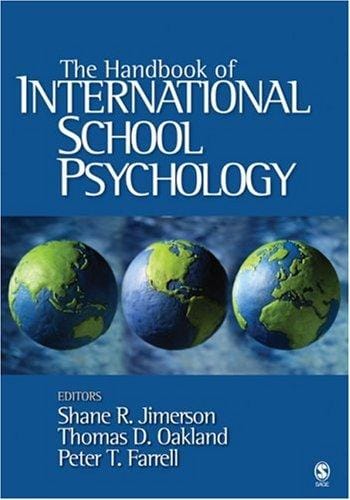 The handbook of international school psychology