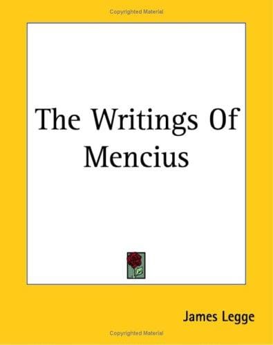 The Writings of Mencius