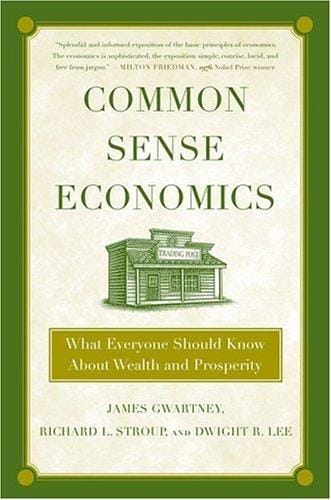 Common sense economics