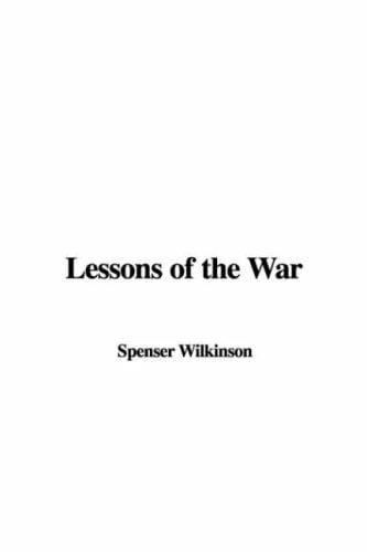 Lessons of the War