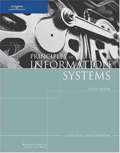 Principles of Information Systems, 8th Edition