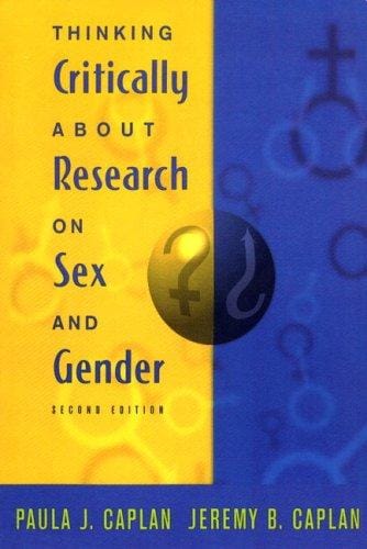 Thinking critically about research on sex and gender