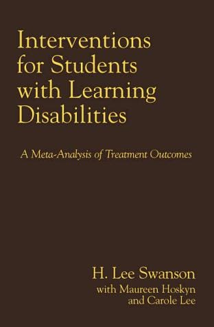 Interventions for students with learning disabilities