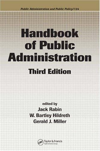 Handbook of public administration