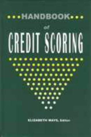 Handbook of credit scoring