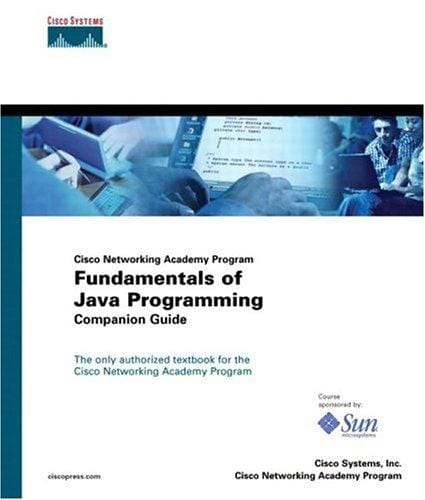 Fundamentals of Java programming companion guide