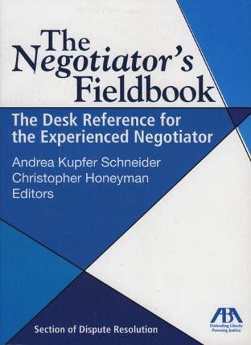 The negotiator's fieldbook