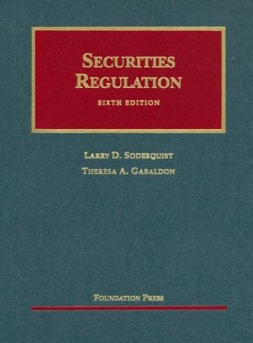 Securities regulation
