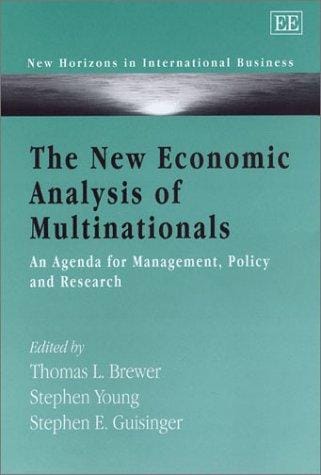 The new economic analysis of multinationals
