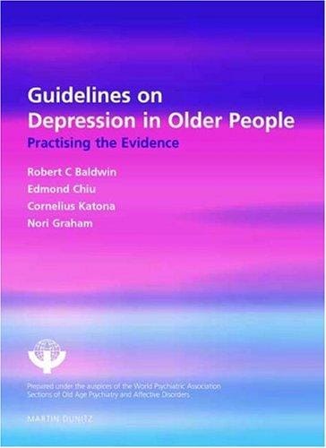 Guidelines on depression in older people