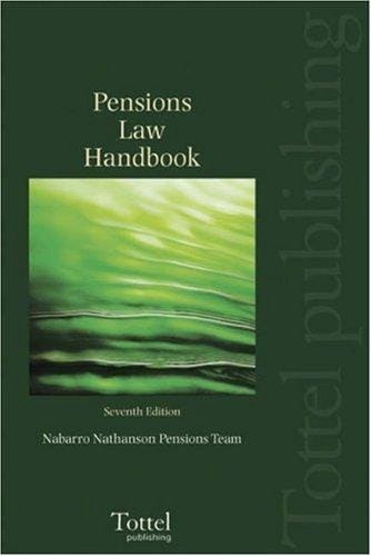 Pensions law handbook
