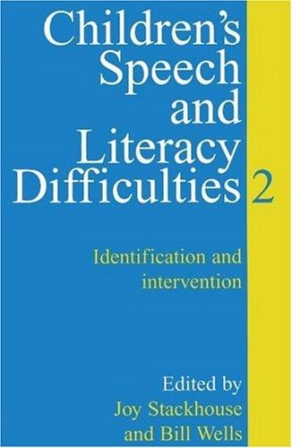 Children's speech and literacy difficulties