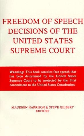 Freedom of speech decisions of the United States Supreme Court