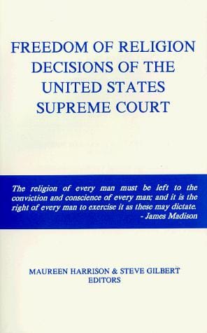 Freedom of religion decisions of the United States Supreme Court