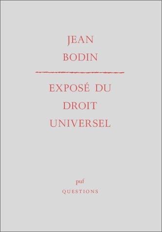 Exposé du droit universel =