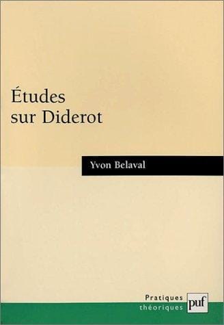 Etudes sur Diderot