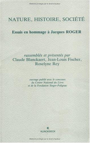Nature, histoire, société