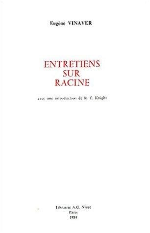 Entretiens sur Racine