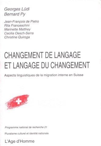 Changement de langage et langage du changement
