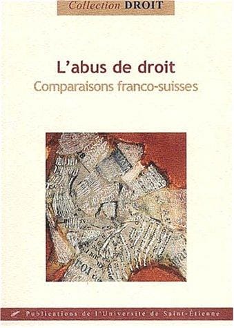 L'abus de droit