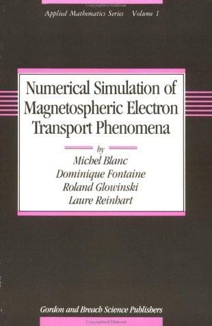 Numerical simulation of magnetospheric electron transport phenomena