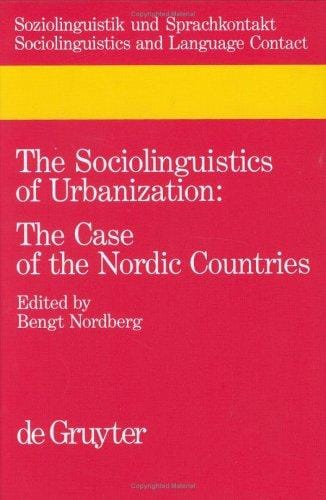 The Sociolinguistics of urbanization