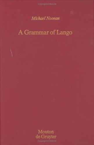 A grammar of Lango
