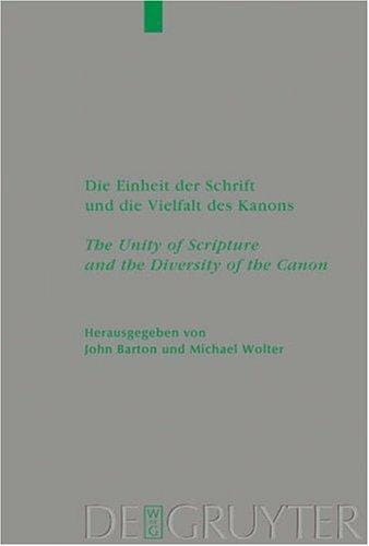 Die Einheit der Schrift und die Vielfalt des Kanons =