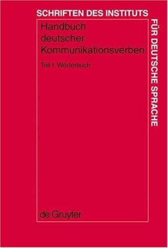 Handbuch deutscher Kommunikationsverben