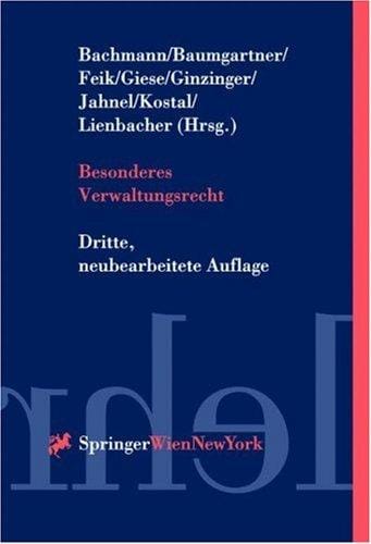 Besonderes Verwaltungsrecht