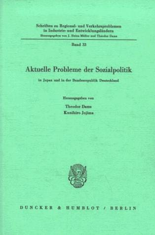 Aktuelle Probleme der Sozialpolitik