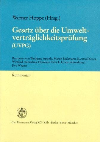 Gesetz über die Umweltverträglichkeitsprüfung