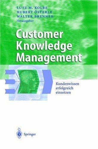 Customer knowledge management =