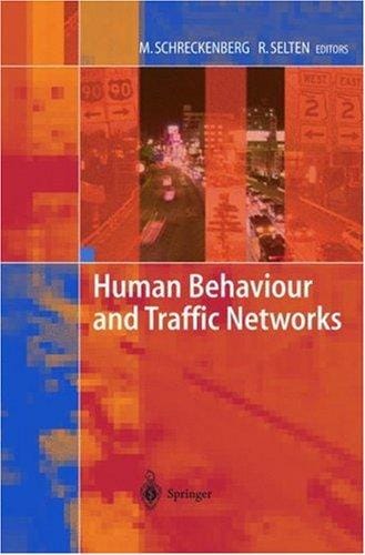 Human behaviour and traffic networks