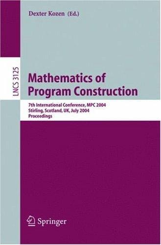 Mathematics of program construction
