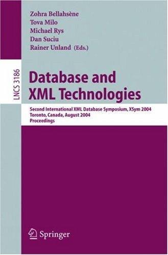Database and XML technologies