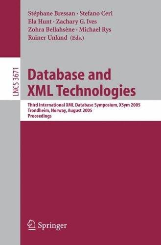 Database and XML technologies