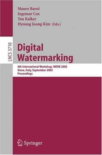 Digital Watermarking (vol. # 3710)