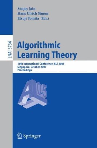 Algorithmic learning theory