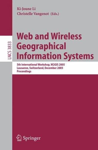 Web and wireless geographical information systems
