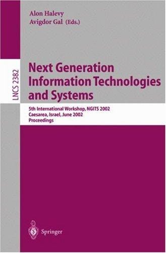 Next generation information technologies and systems