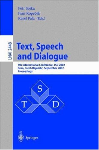 Text, speech, and dialogue