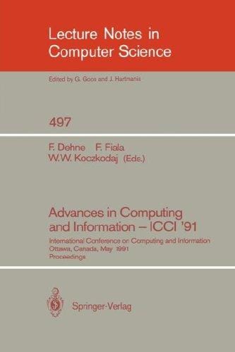 Advances in computing and information - ICCI '91