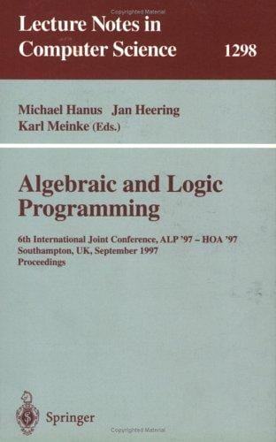 Algebraic and logic programming