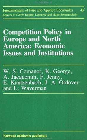 Competition policy in Europe and North America