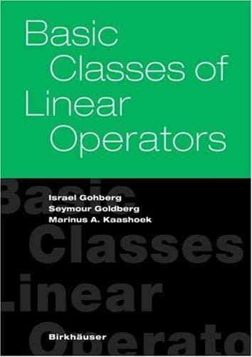 Basic classes of linear operators