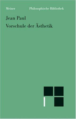 Vorschule der Ästhetik