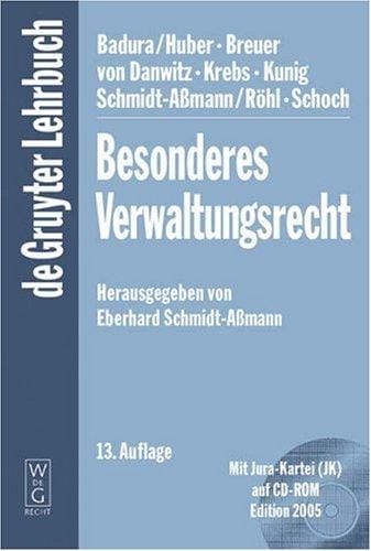 Besonderes Verwaltungsrecht (De Gruyter Lehrbuch)