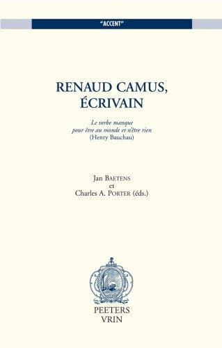 Renaud Camus, écrivain