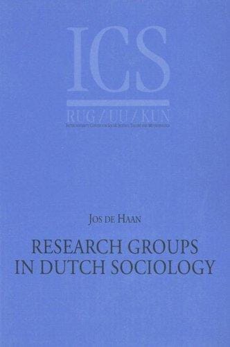 Research groups in Dutch sociology